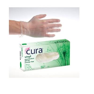 Cura Premium Vinyl Gloves