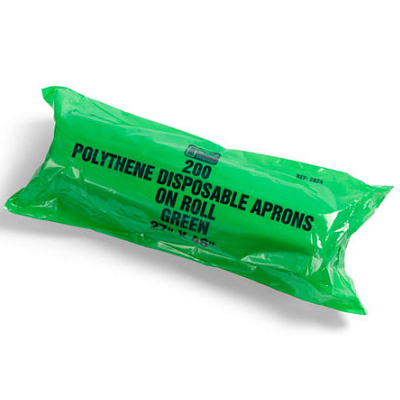 Disposable Polythene Aprons On Roll 5 X 200